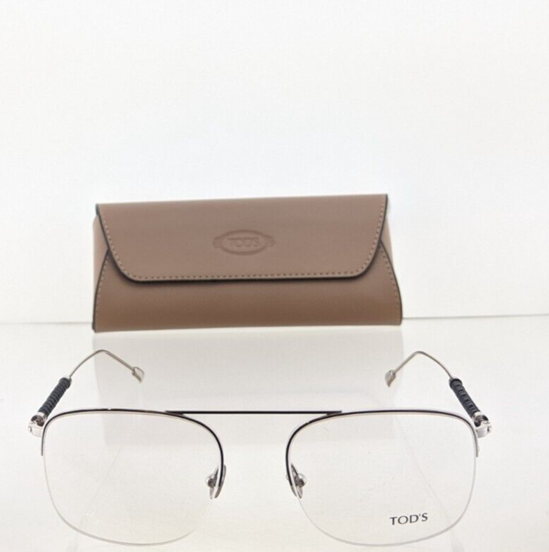 Brand New Authentic Tod's Eyeglasses To 5255 018 55Mm Silver Frame To 5255