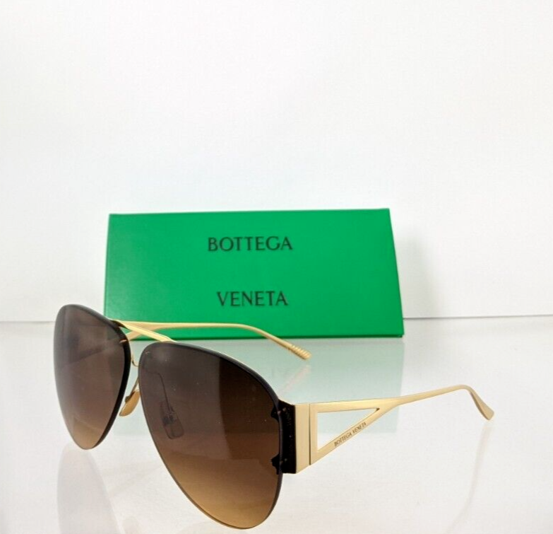 Brand New Authentic Bottega Veneta Sunglasses BV 1066 002 65mm Frame