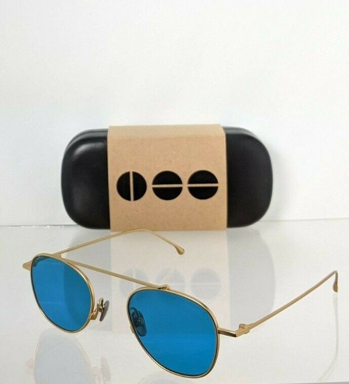 Brand New Authentic KOMONO SUNGLASSES SN THE SHELDON 48mm Gold Frame