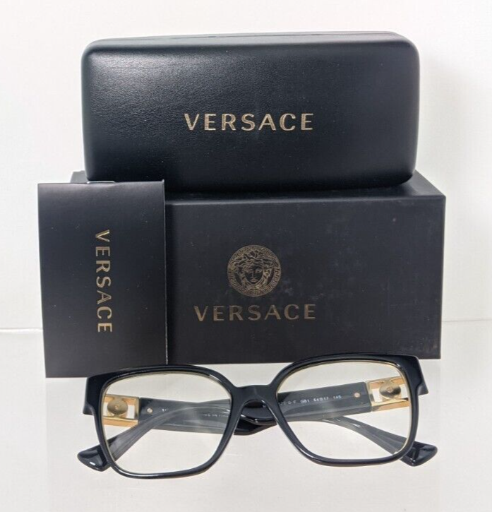 Brand New Authentic Versace Eyeglasses MOD. 3329 GB1 54mm 3329-B Frame