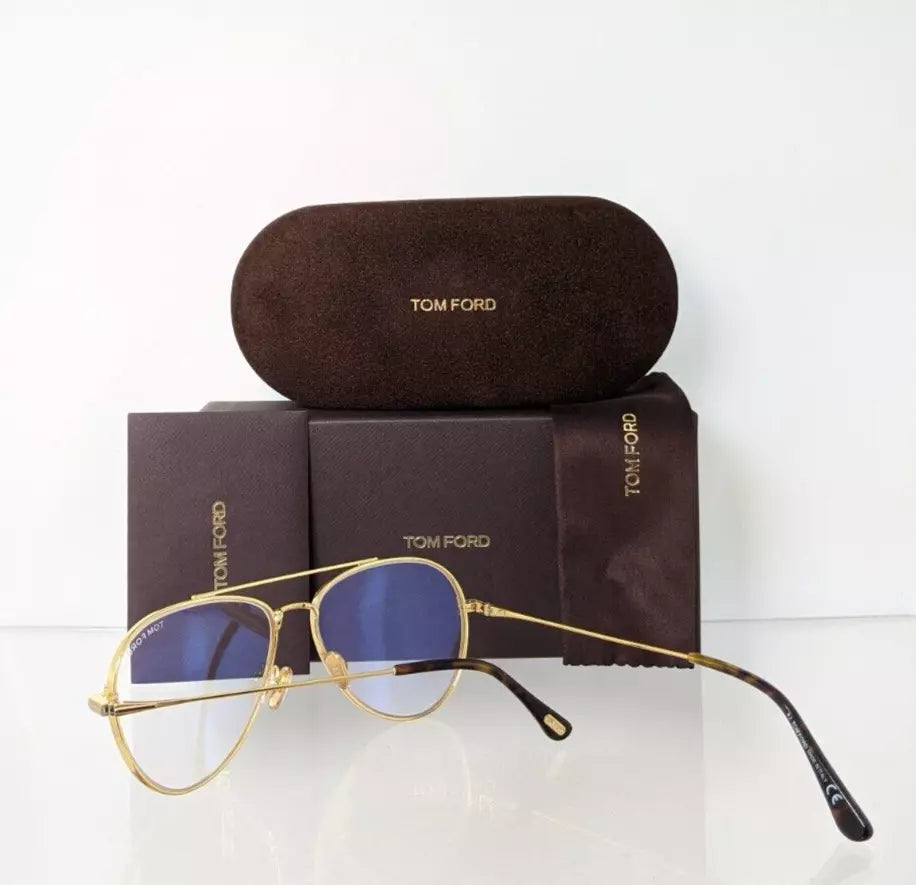 Brand New Authentic Tom Ford TF 5800 Eyeglasses 030 Frame FT 5800-B Gold Frame