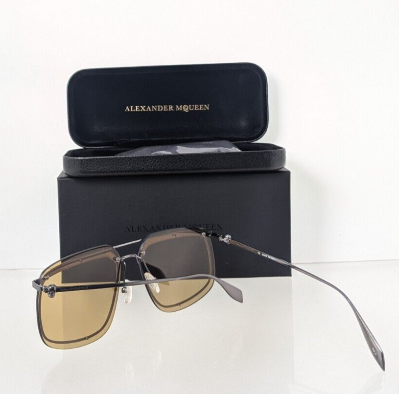 Brand New Authentic Alexander McQueen Sunglasses AM 0221 004 64mm Frame