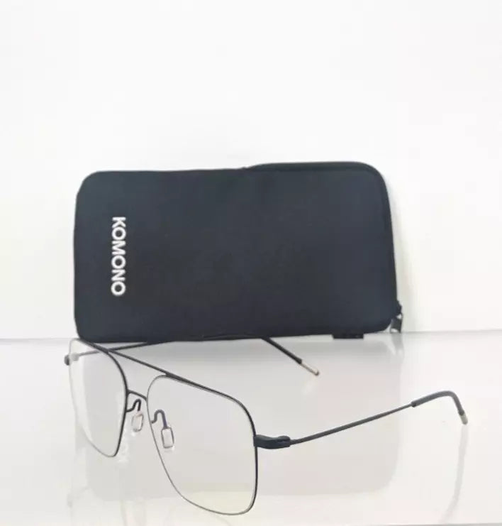 Brand New Authentic KOMONO Eyeglasses THE EDDIE 54mm Black Frame