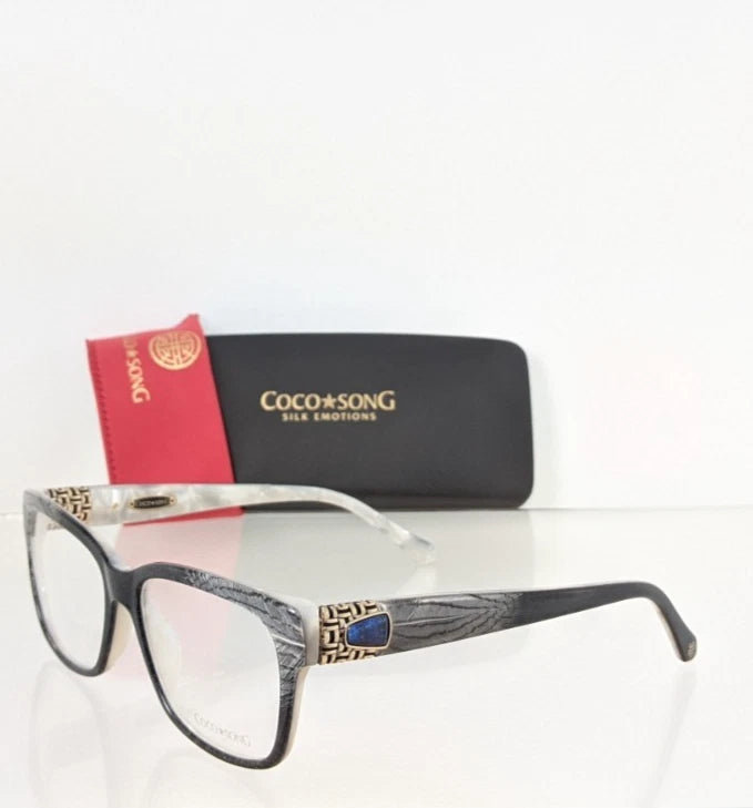New Authentic COCO SONG Eyeglasses Black Ice Col. 1 54mm CV155