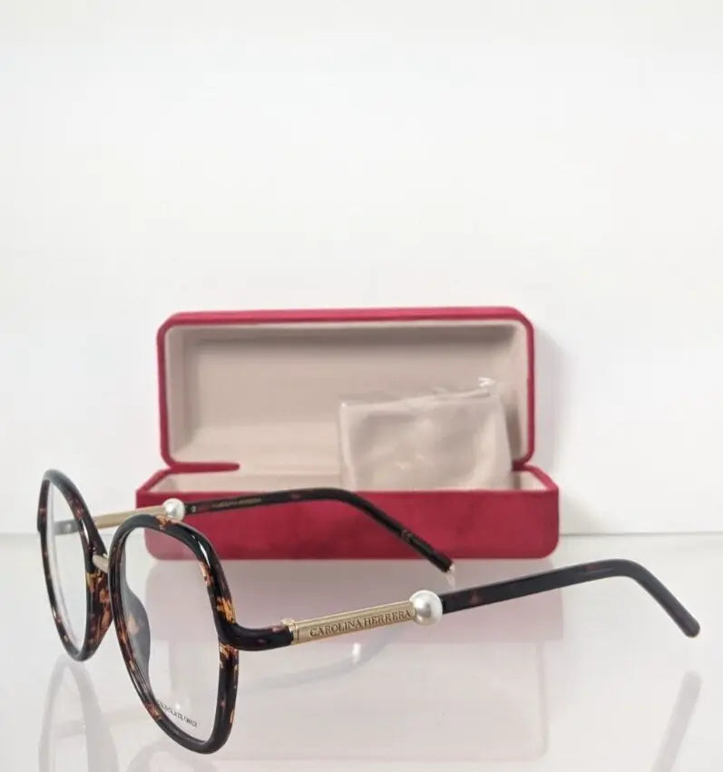 Brand New Authentic Carolina Herrera Eyeglasses CH 0080 Col. 086 53mm Frame