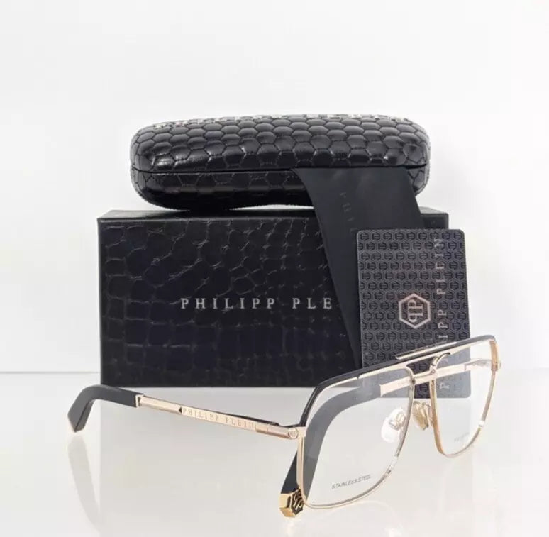 New Authentic Philipp Plein Eyeglasses VPP 085 Col 0302 VPP085 Pure Frame