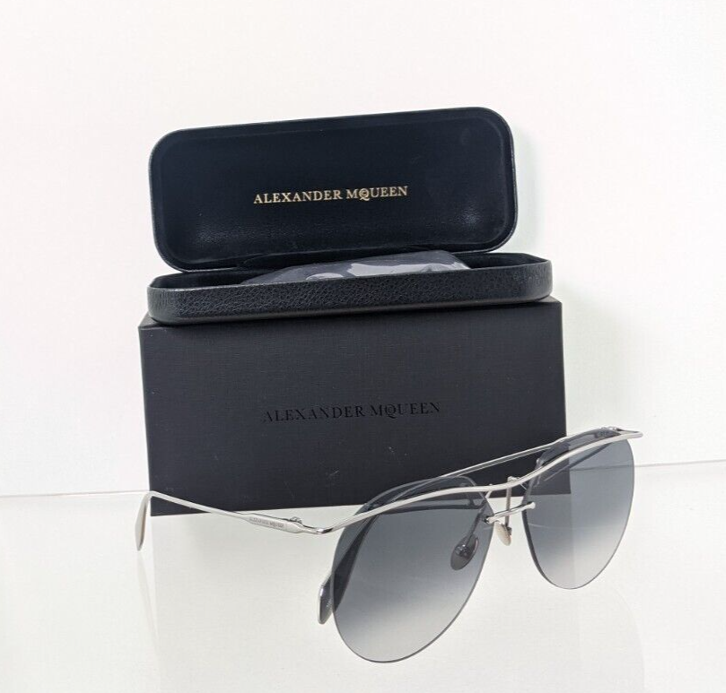 Brand New Authentic Alexander McQueen Sunglasses AM 0155 003 60mm Frame