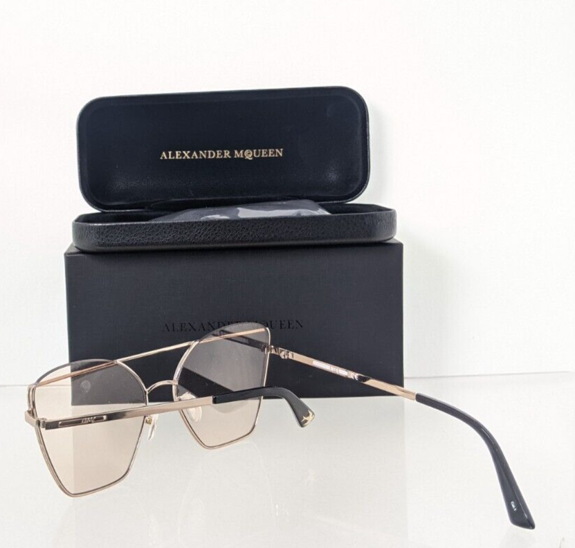 Brand New Authentic Alexander McQueen Sunglasses MQ 0163 003 57mm Frame