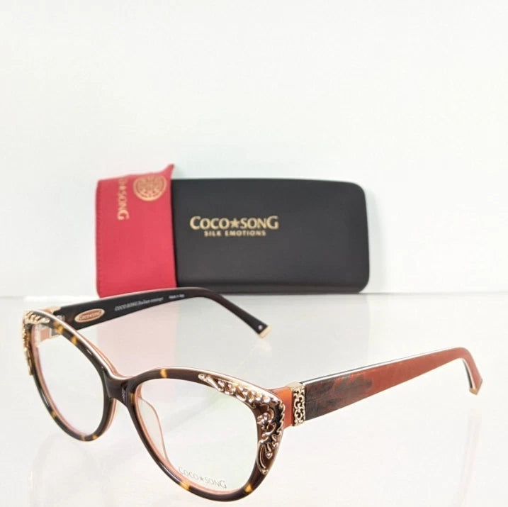 New Authentic COCO SONG Eyeglasses Golden Phoenix Col. 4 54mm CV093