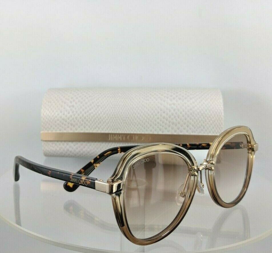 Brand New Authentic Jimmy Choo Sunglasses Dree/S 06Jha Brown Gold Frame Dree