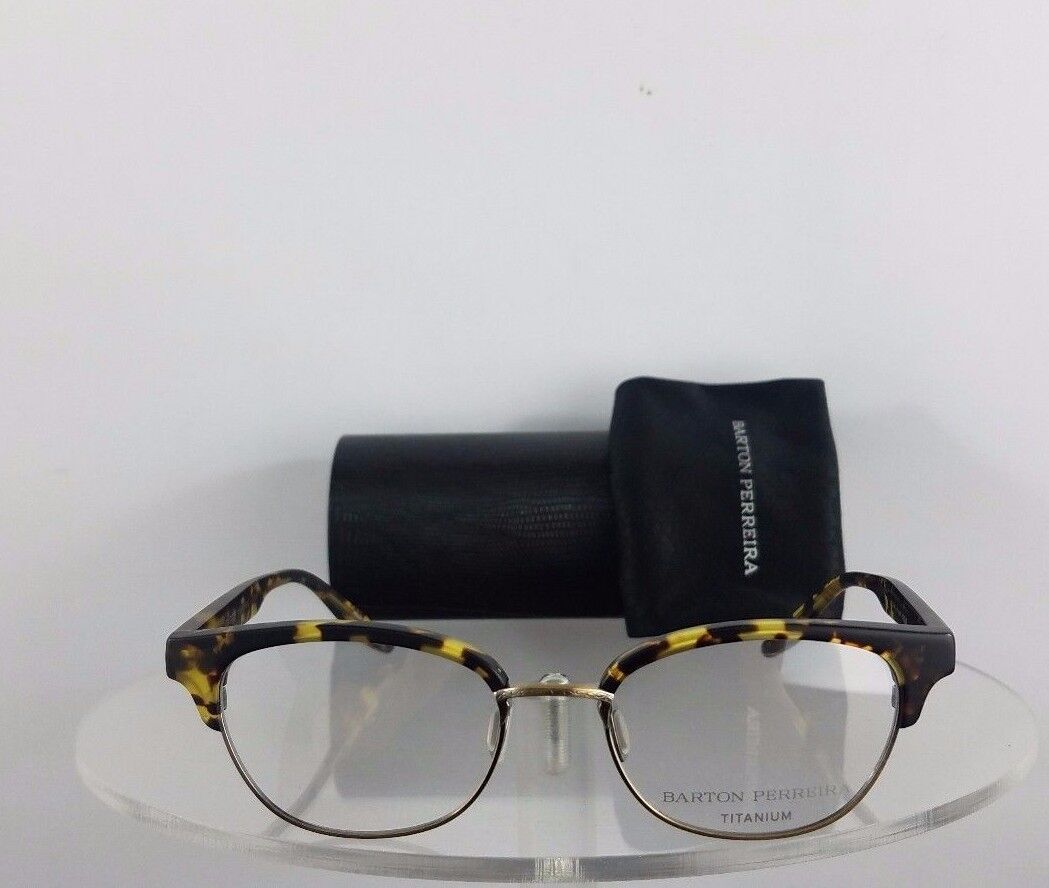 Brand New Authentic Barton Perreira Eyeglasses Estelle Mhc/Ang Tortoise Frame