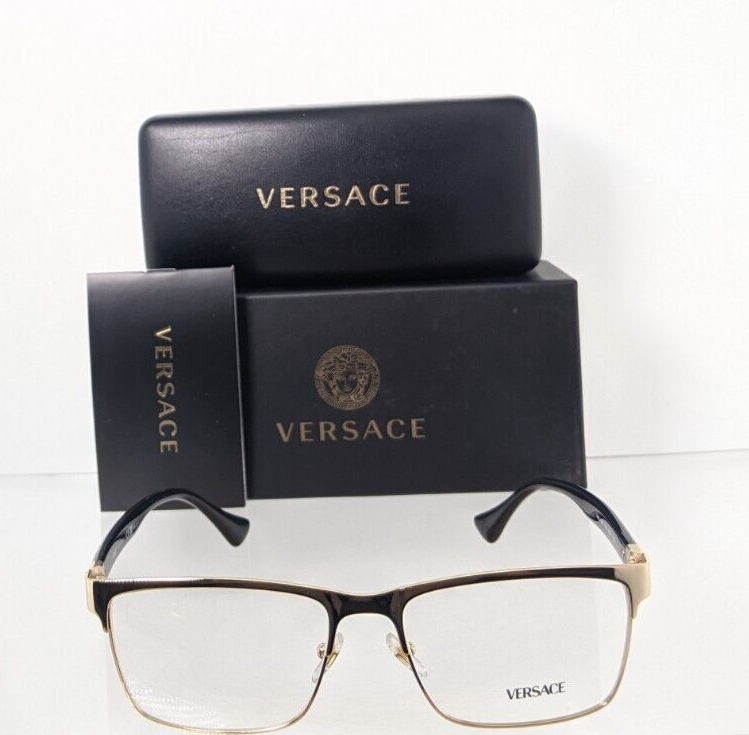 Brand New Authentic Versace Eyeglasses MOD. 1285 56mm Gold 1002 Frame