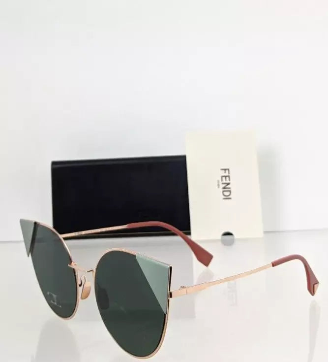 Brand New Authentic Fendi FF 0190 Sunglasses DDBO7 Gold Frame 0190/S 57mm