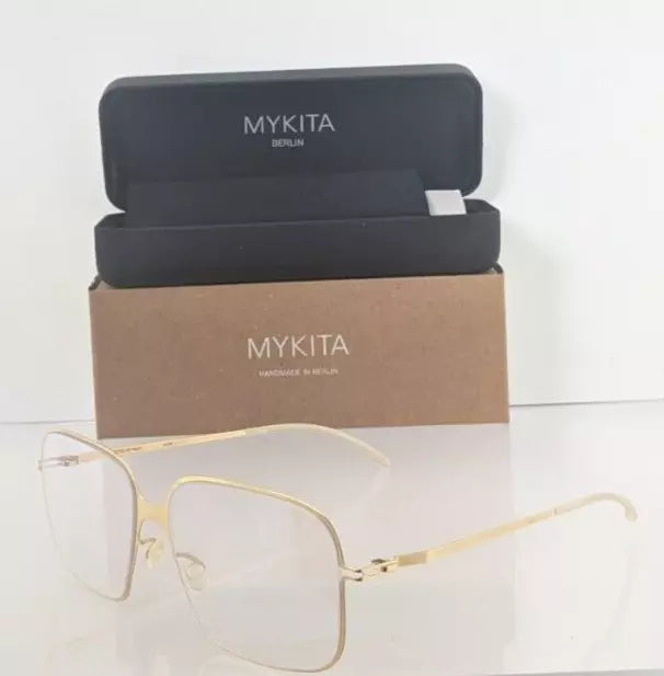 Brand New Authentic Mykita Eyeglasses Nelli Col 013 57mm Gold Frame