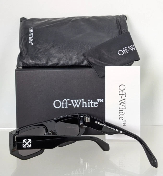 New Authentic OFF WHITE Sunglasses VANCOUVER 1007 Black 53mm OERI13F