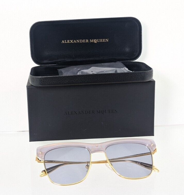 Brand New Authentic Alexander McQueen Sunglasses AM 0235 005 55mm Frame