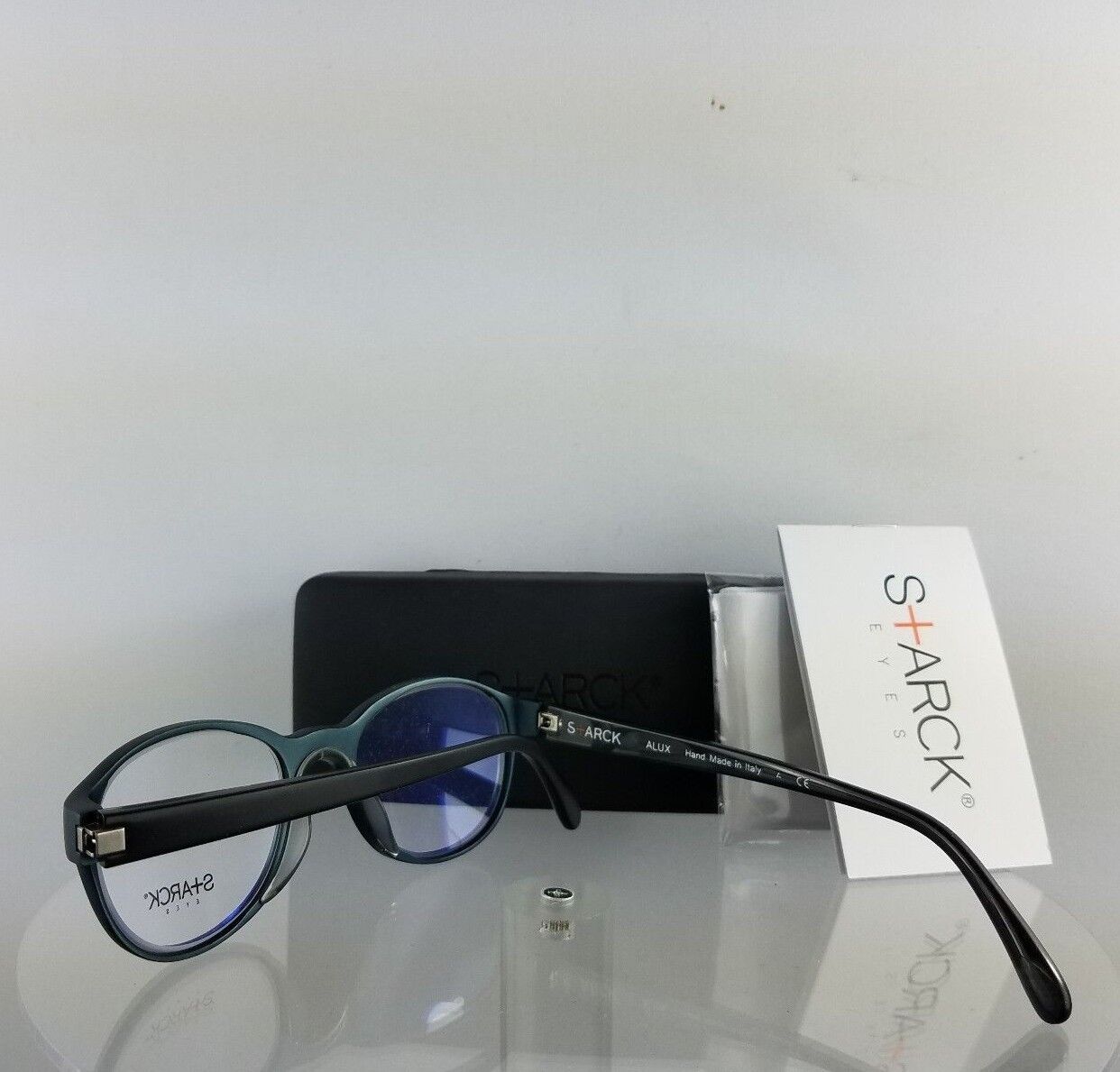 New Authentic STARCK EYES SH 2011 0001 Eyeglasses ALUX Hand made Frame SH2011