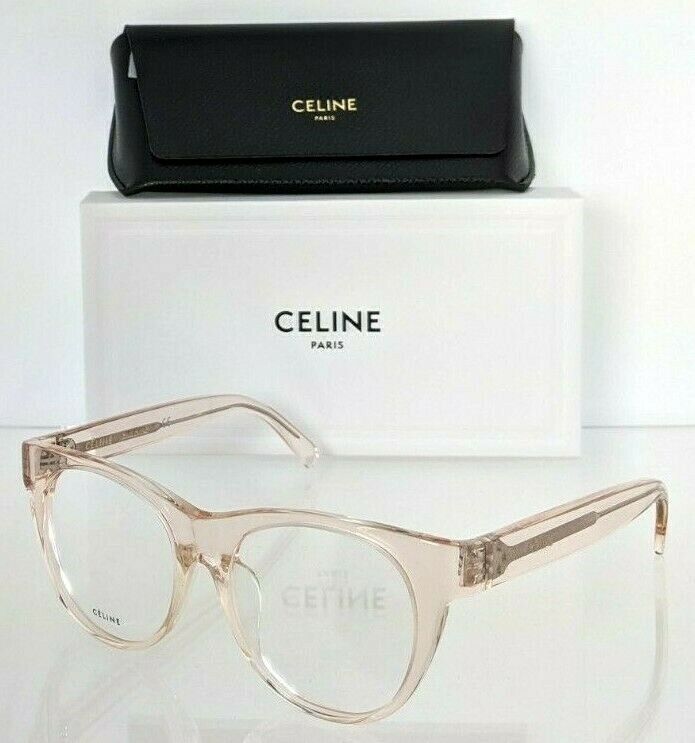 Brand New Authentic Celine Cl 50019 Eyeglasses 072 Transparent Pink CL50019F