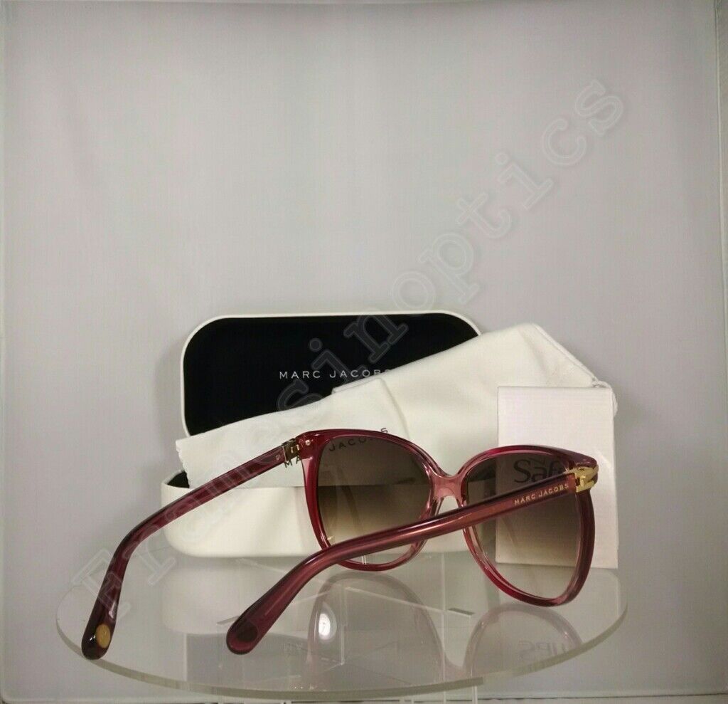 New Authentic Marc Jacobs MJ 504/S Sunglasses 0NKJS Red Shaded Frame MJ504