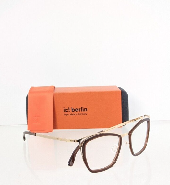 Brand New Authentic ic! Berlin Eyeglasses Model Louisa Mahagony 47mm