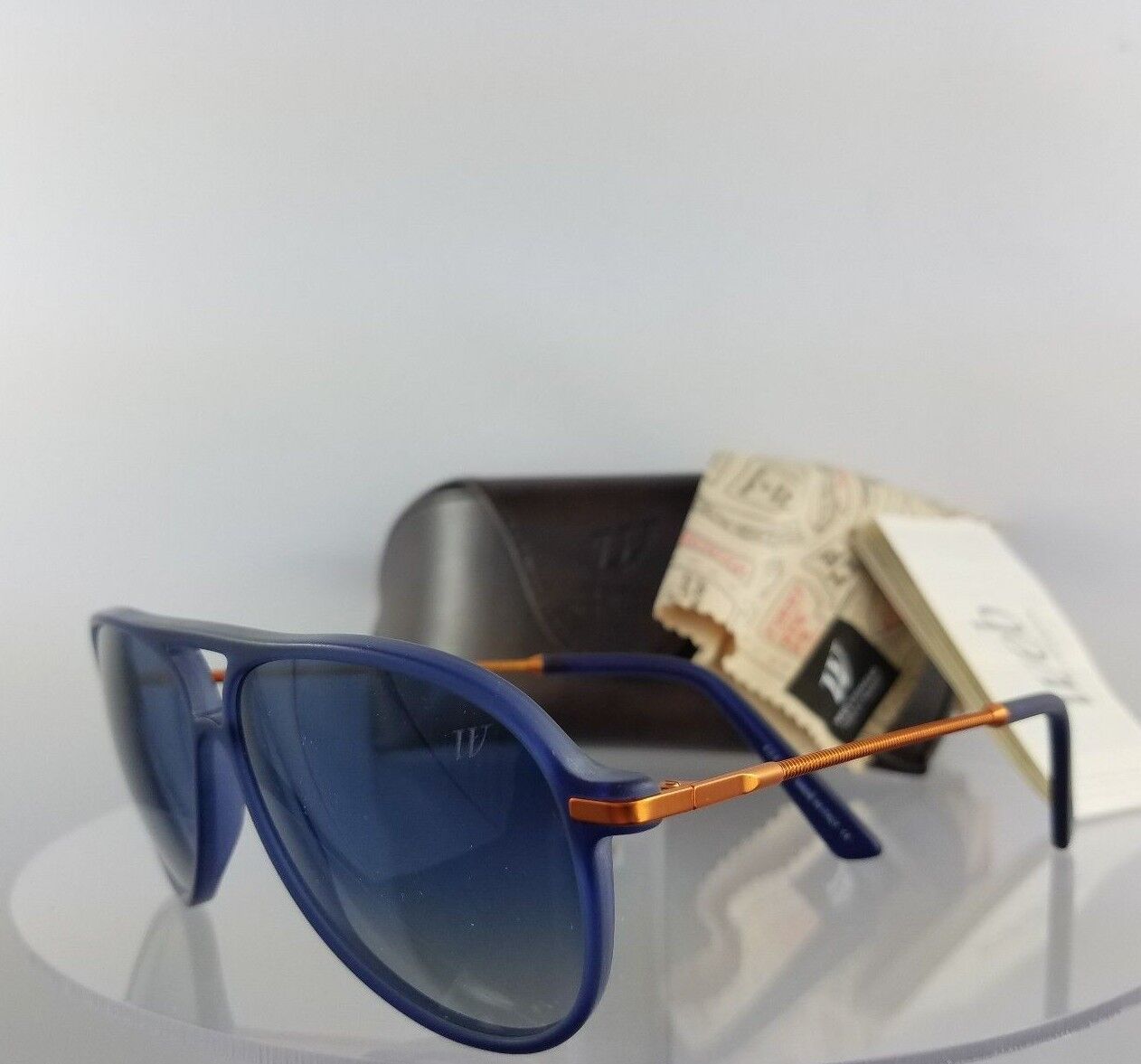 Brand New Authentic Web Sunglasses WE 0138 Col. 91W Blue Orange 57mm 138 Frame