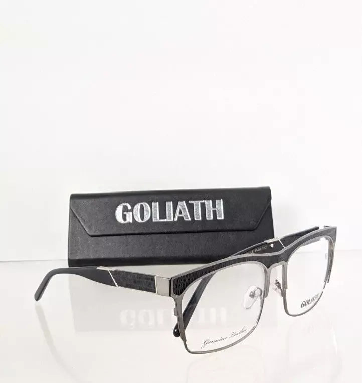 Brand New Authentic GOLIATH Eyeglasses XIX Black & Gunmetal 59mm Frame