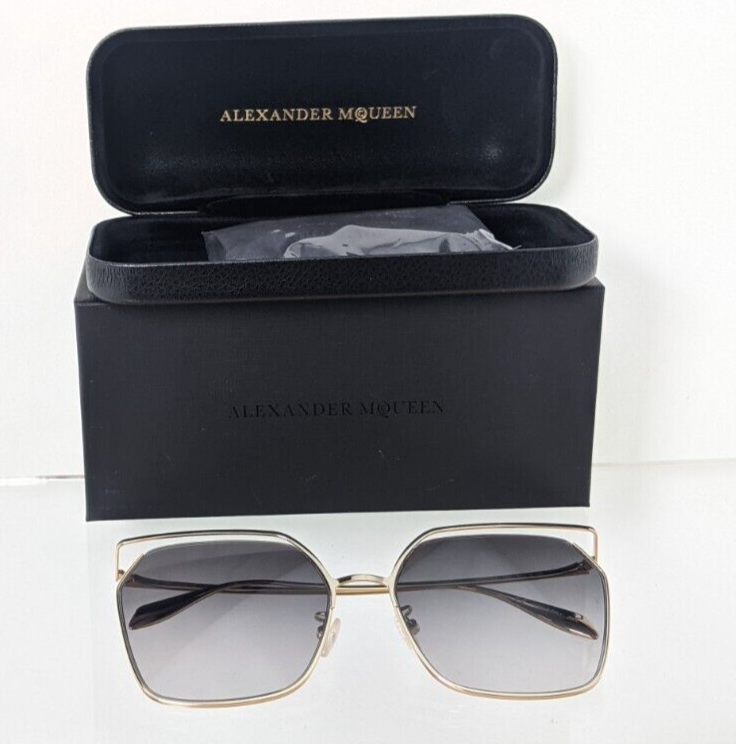 Brand New Authentic Alexander McQueen Sunglasses AM 0254 001 61mm Frame