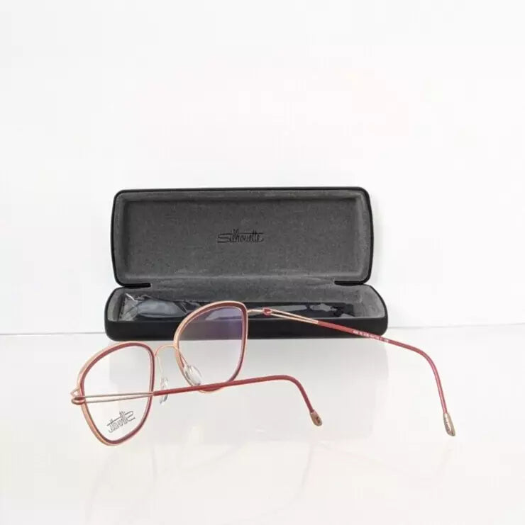 Brand New Authentic Silhouette Eyeglasses SPX 4555 75 6130 Titanium Frame 50mm