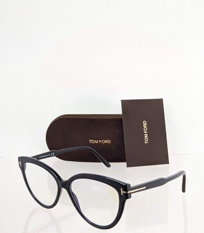 Brand New Authentic Tom Ford TF 5763 Eyeglasses 001 Frame FT 5763-B 56mm Frame