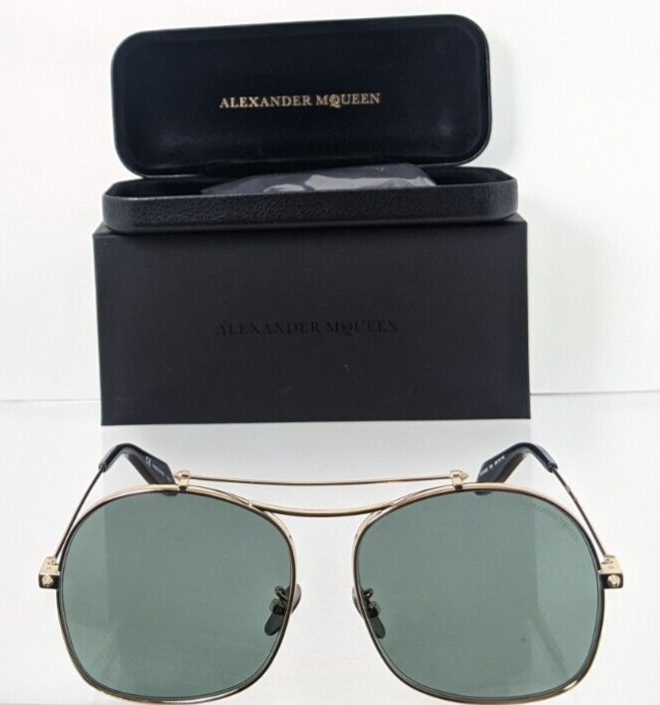 Brand New Authentic Alexander McQueen Sunglasses AM 0088 003 59mm Frame