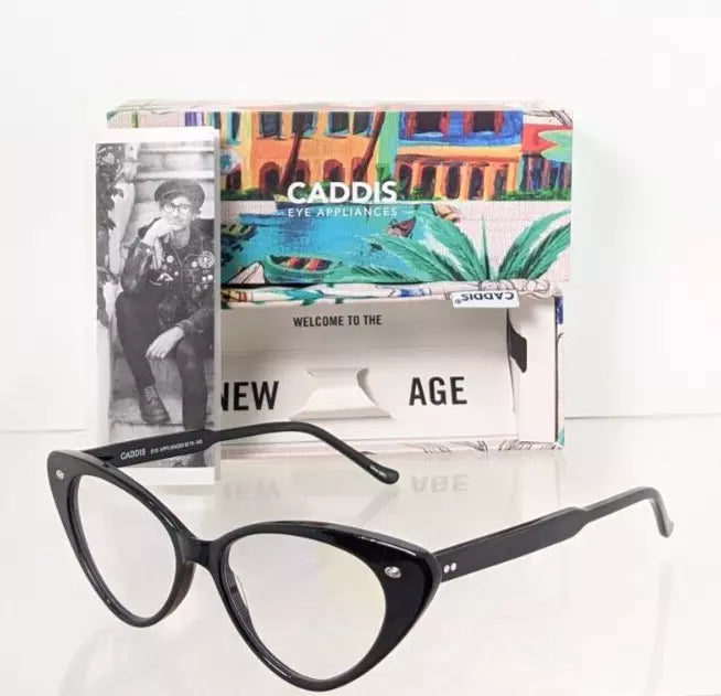 New Authentic CADDIS Eyeglasses Nepetalactone 52mm Black Frame