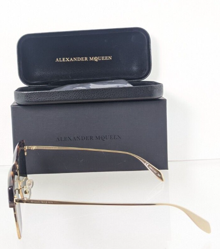 Brand New Authentic Alexander McQueen Sunglasses AM 0235 002 55mm Frame