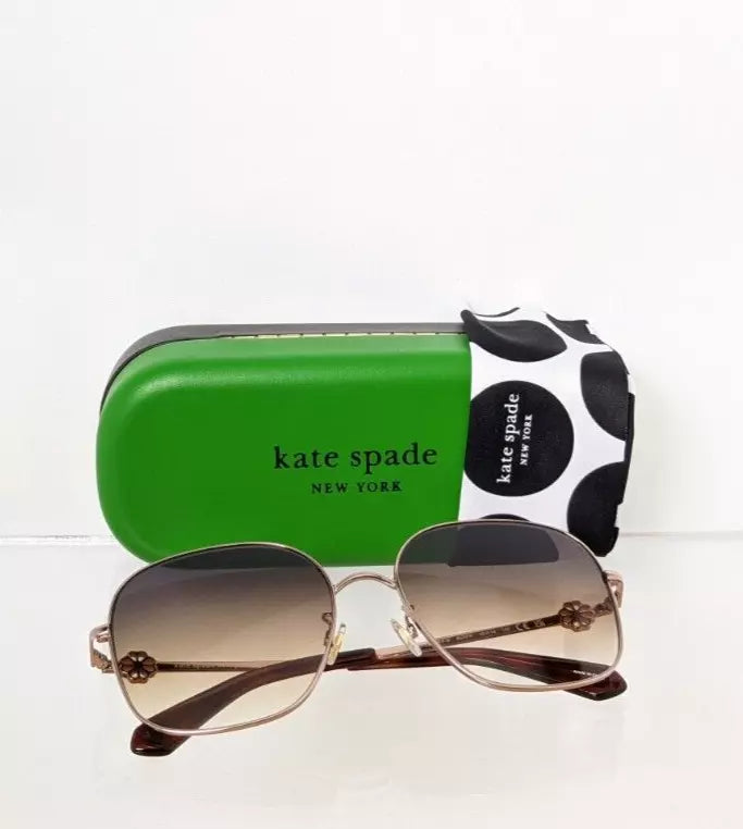 New Authentic Kate Spade Sunglasses Talya AU2PR Gold 59mm Frame