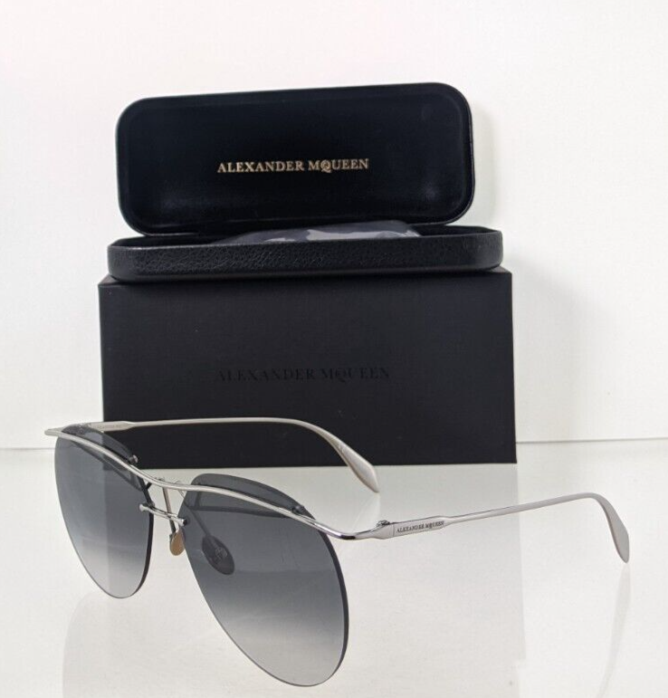 Brand New Authentic Alexander McQueen Sunglasses AM 0155 003 60mm Frame