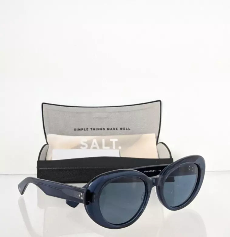 New Authentic Salt Sunglasses Courtney IB Polarized Blue Frame