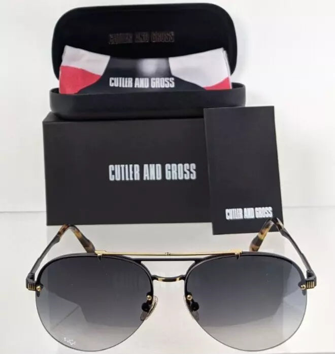 Brand New Authentic CUTLER AND GROSS Sunglasses M : 1372 C : 01 60mm 1372