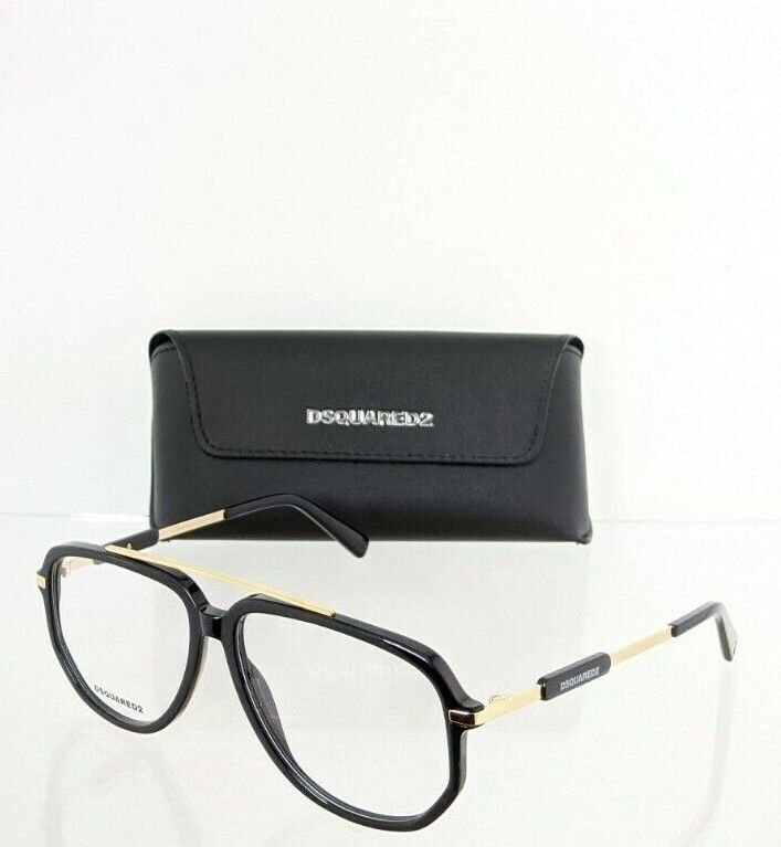 Brand New Authentic Dsquared 2 Eyeglasses DQ 5339 001 56mm Frame DSQUARED2