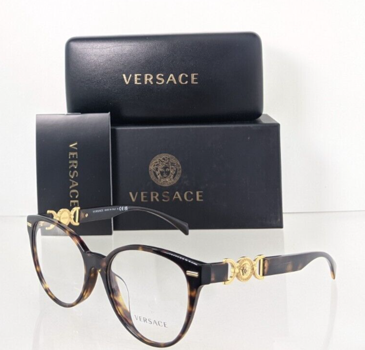 Brand New Authentic Versace Eyeglasses MOD. 3334 108 55mm 3334-F Frame