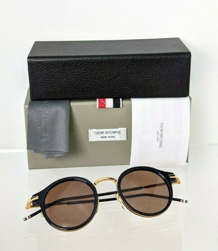 Brand New Authentic Thom Browne Sunglasses TBS 807-D-T Navy TB-807 Frame