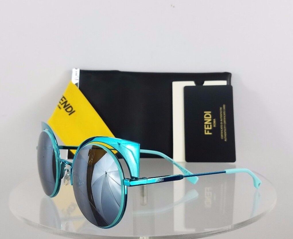 Brand New Authentic Fendi FF 0177/S Sunglasses W5IT7 Blue Frame 53mm 0177