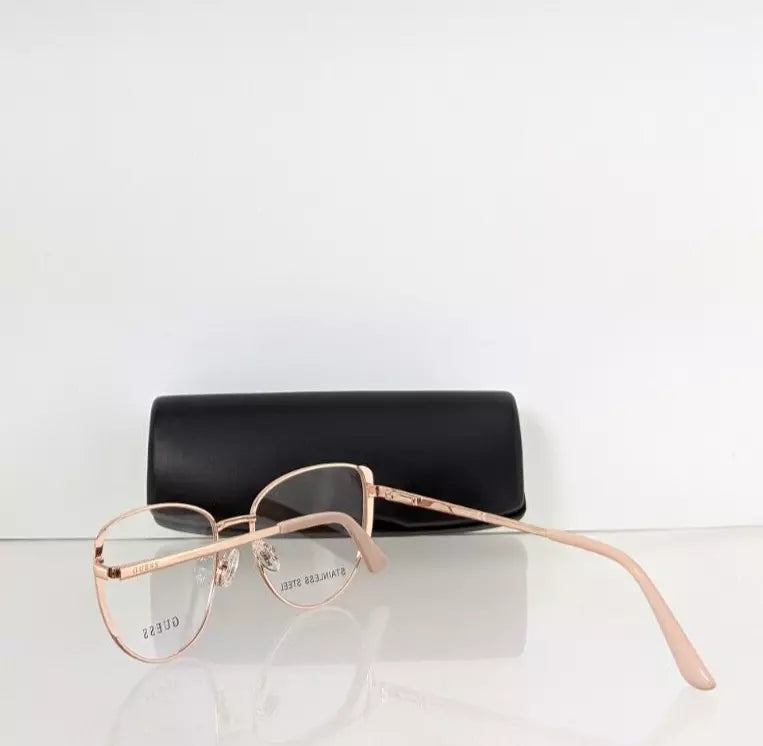 Brand New Authentic Guess Eyeglasses GU 2904 074 Rose Gold Frame 2904