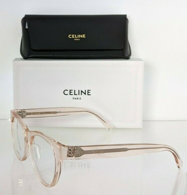 Brand New Authentic Celine Cl 50019 Eyeglasses 072 Transparent Pink CL50019F