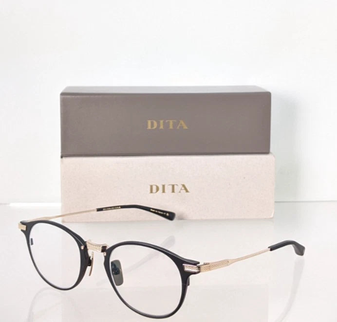 Brand New Authentic Dita Eyeglasses UNITED DRX-2078-A-BLK-GLD-48