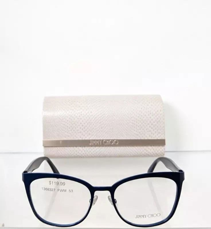 Brand New Authentic Jimmy Choo Eyeglasses 189 JOJ Navy Frame