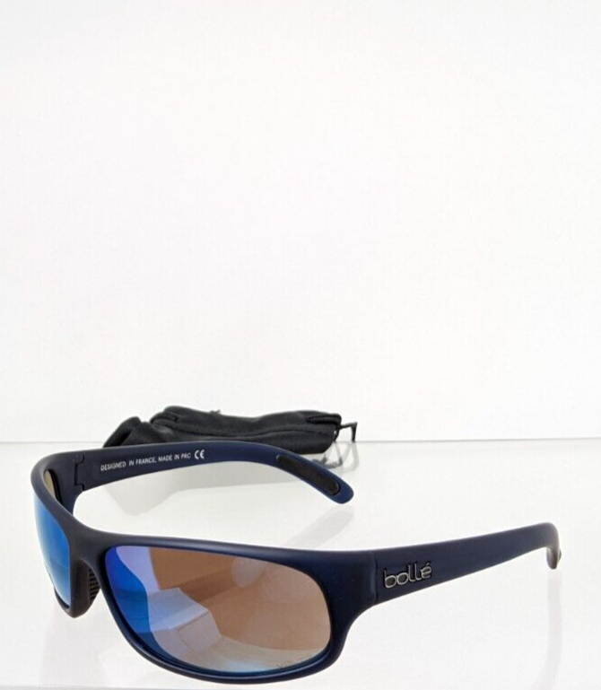 Brand New Authentic Bolle Sunglasses Anaconda Navy Polarized Frame