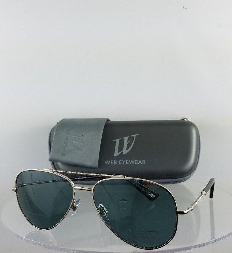 Brand New Authentic Web Sunglasses WE 216 Col. 01A Silver 58mm Frame 0216