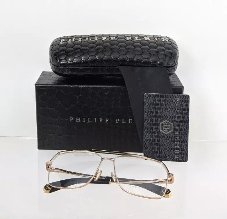 New Authentic Philipp Plein Eyeglasses VPP 085 Col 0302 VPP085 Pure Frame