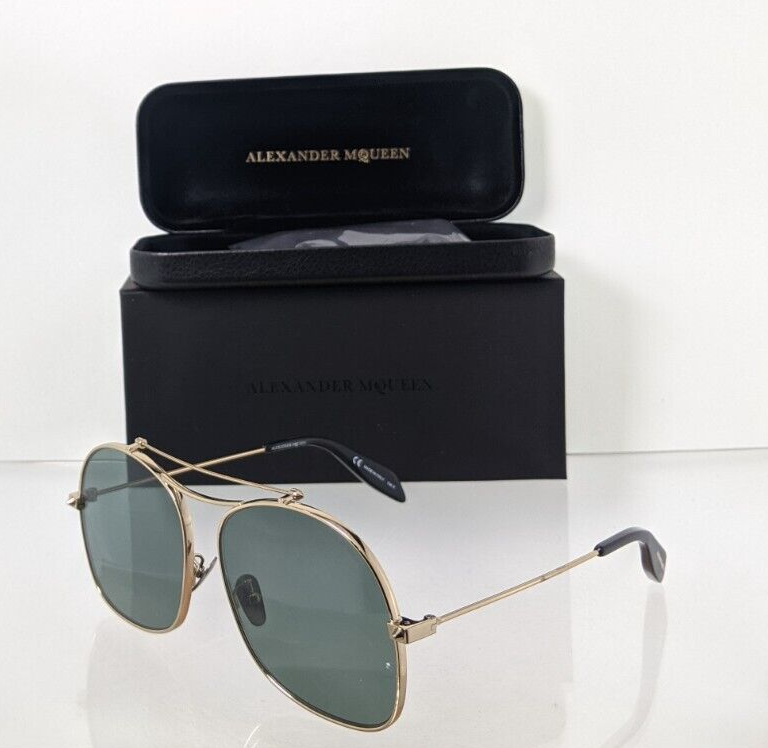 Brand New Authentic Alexander McQueen Sunglasses AM 0088 003 59mm Frame