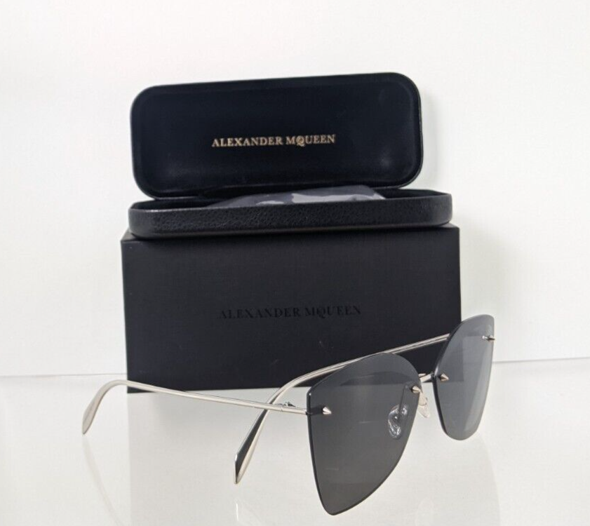 Brand New Authentic Alexander McQueen Sunglasses AM 0119 001 64mm Frame