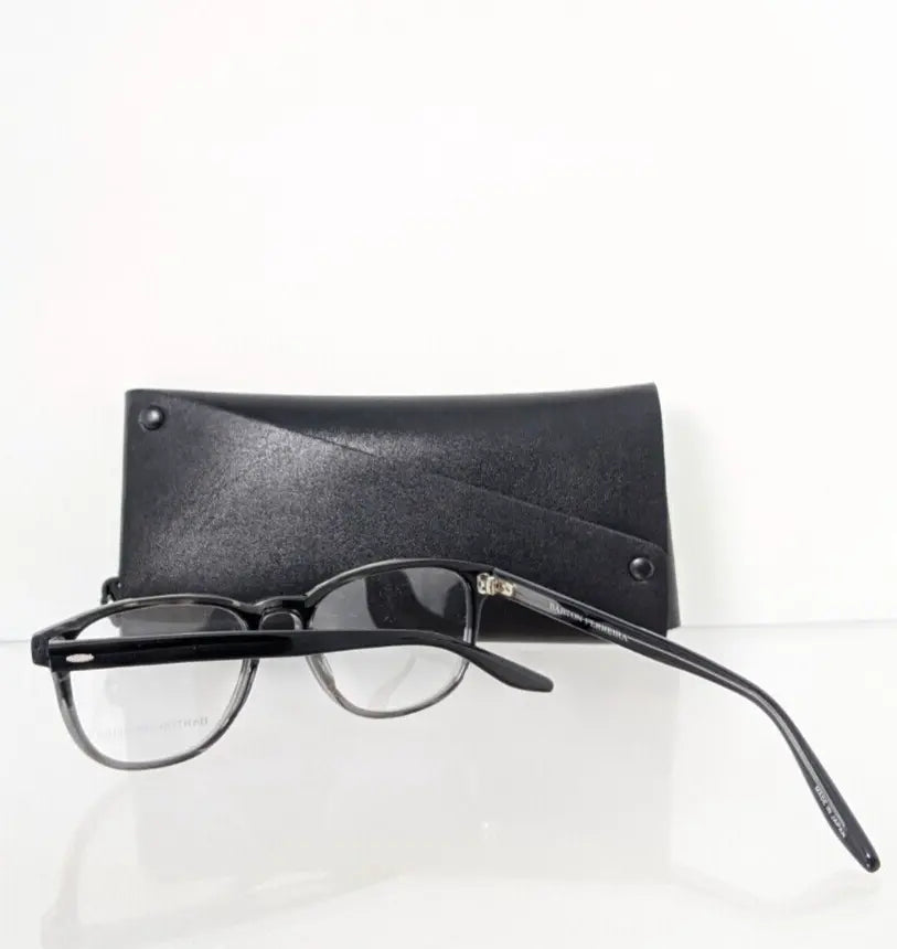 Brand New Authentic Barton Perreira Eyeglasses Sheldon Black Grey 52mm Frame